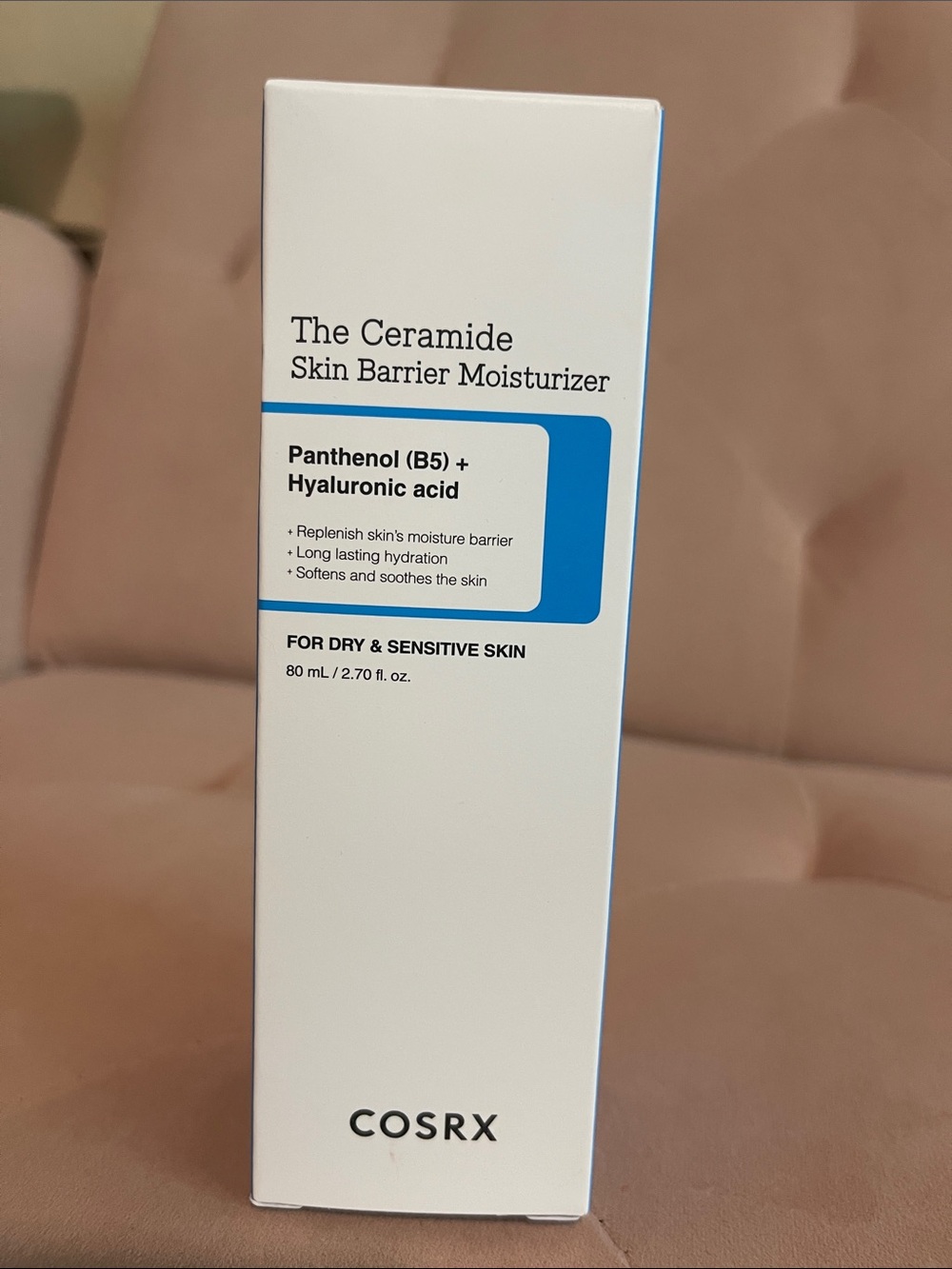 COSRX Ceramide Skin Barrier Moisturizer — White with Blue Accent